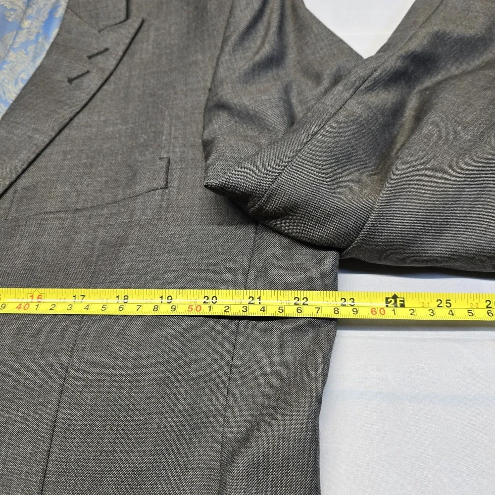 Sartoria Tosi Super 150's 100% Wool Blazer 46L Men Made In‎ Italy